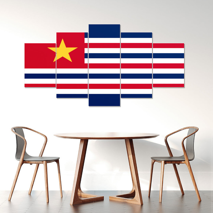 AmericansPower Canvas Wall Art - Flag Of Louisiana February 11 1861 Car Seat Covers A7 | AmericansPower