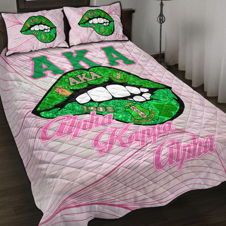1stIreland Quilt Bed Set - AKA Lips - Special Version Quilt Bed Set | 1stIreland

