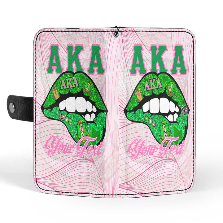 AmericansPower Bag - (Custom) AKA Lips - Special Version Wallet Phone Case | AmericansPower
