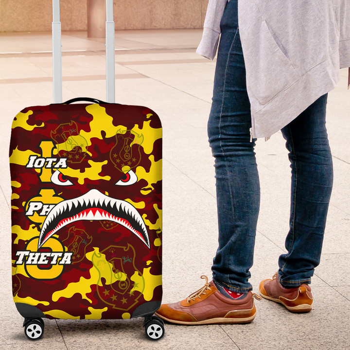 AmericansPower Luggage Covers - Iota Phi Theta Full Camo Shark Luggage Covers | AmericansPower
