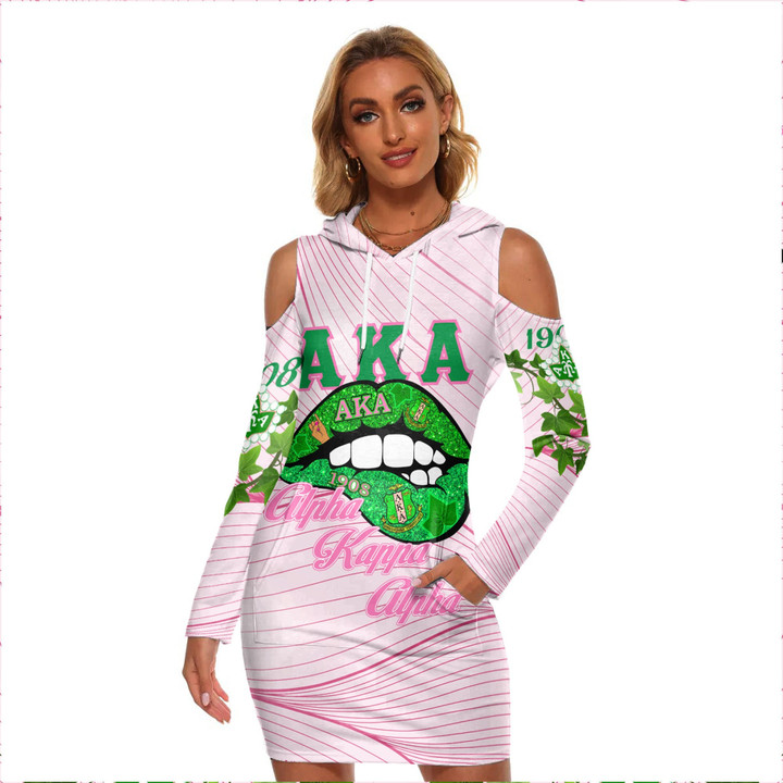 AmericansPower Clothing - (Custom) AKA Lips  Women's Tight Dress A7 | AmericansPower.store