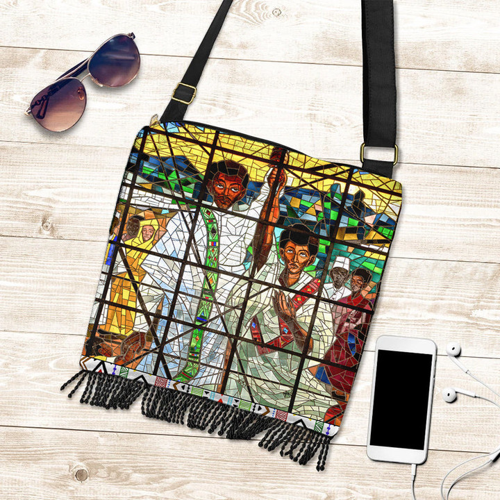 AmericansPower Crossbody Boho Handbag - Ethiopian Orthodox Crossbody Boho Handbag | AmericansPower
