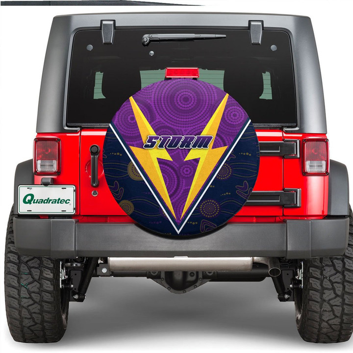 Melbourne Storm Indigenous New Release - Rugby Team Spare Tire Cover | Rugbylife.co

