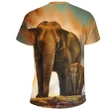 Mom and Daughter Elephant T-Shirt A12