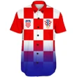 (Custom) Croatia Euro  Short Sleeve Shirt Soccer A27