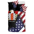 Abbott USA Bedding Set - Special Grunge Flag - American Family Crest A7