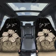 (Custom) Polynesian Car Seat Covers Hibiscus Personal Signature A02