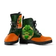 Ireland Leather Boots, Claddagh Ring Irish Shamrock St Patrick's Day | Americans Power