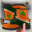 Ireland Leather Boots, Claddagh Ring Irish Shamrock St Patrick's Day | Americans Power