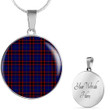 AmericansPower Jewelry - Home Modern Tartan Circle Luxury Necklace A7 | AmericansPower