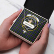 AmericansPower Jewelry - Maclean Hunting Tartan Coordinates Horizontal Bar Necklace A7 | AmericansPower