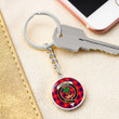 AmericansPower Jewelry - Hamilton Modern Clan Tartan Crest Circle Pendant with Keychain Attachment A7 |  AmericansPower