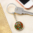AmericansPower Jewelry - MacGregor Modern Clan Tartan Crest Circle Pendant with Keychain Attachment A7 |  AmericansPower