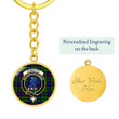 AmericansPower Jewelry - Forsyth Modern Clan Tartan Crest Circle Pendant with Keychain Attachment A7 |  AmericansPower