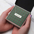 AmericansPower Jewelry - Mackinnon Hunting Ancient Tartan Coordinates Horizontal Bar Necklace A7 | AmericansPower