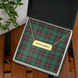 AmericansPower Jewelry - Chisholm Hunting Ancient Tartan Coordinates Horizontal Bar Necklace A7 | AmericansPower