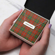 AmericansPower Jewelry - Hay Ancient Tartan Coordinates Horizontal Bar Necklace A7 | AmericansPower