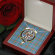 1stScotland Jewelry - Agnew Ancient Clan Tartan Crest Stethoscope Necklace A7 | 1stScotland