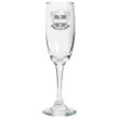 AmericansPower USA Drinkware - Luckin American Family Crest Champagne Flute A7 | AmericansPower