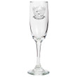 AmericansPower USA Drinkware - Read American Family Crest Champagne Flute A7 | AmericansPower
