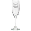 AmericansPower USA Drinkware - Homans American Family Crest Champagne Flute A7 | AmericansPower