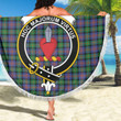 1sttheworld Blanket - Logan Ancient Clan Tartan Crest Tartan Beach Blanket A7 | 1sttheworld