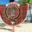 1sttheworld Blanket - Somerville Modern Clan Tartan Crest Tartan Beach Blanket A7 | 1sttheworld
