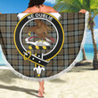 1sttheworld Blanket - Graham of Menteith Weathered Clan Tartan Crest Tartan Beach Blanket A7 | 1sttheworld