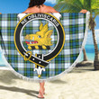 1sttheworld Blanket - Campbell Dress Clan Tartan Crest Tartan Beach Blanket A7 | 1sttheworld