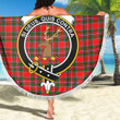 1sttheworld Blanket - Spens Modern Clan Tartan Crest Tartan Beach Blanket A7 | 1sttheworld