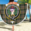 1sttheworld Blanket - Buchanan Hunting Clan Tartan Crest Tartan Beach Blanket A7 | 1sttheworld