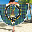 1sttheworld Blanket - Gordon Ancient Clan Tartan Crest Tartan Beach Blanket A7 | 1sttheworld