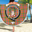 1sttheworld Blanket - Ross Ancient Clan Tartan Crest Tartan Beach Blanket A7 | 1sttheworld