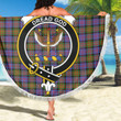 1sttheworld Blanket - Carnegie Ancient Clan Tartan Crest Tartan Beach Blanket A7 | 1sttheworld
