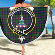 1sttheworld Blanket - Morrison Modern Clan Tartan Crest Tartan Beach Blanket A7 | 1sttheworld