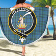 1sttheworld Blanket - Matheson Hunting Ancient Clan Tartan Crest Tartan Beach Blanket A7 | 1sttheworld