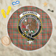 1sttheworld Blanket - MacKinnon Ancient Clan Tartan Crest Tartan Beach Blanket A7 | 1sttheworld