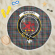 1sttheworld Blanket - MacDuff Hunting Ancient Clan Tartan Crest Tartan Beach Blanket A7 | 1sttheworld