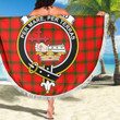 1sttheworld Blanket - MacDonald of Sleat Clan Tartan Crest Tartan Beach Blanket A7 | 1sttheworld