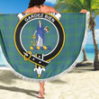 1sttheworld Blanket - Montgomery Ancient Clan Tartan Crest Tartan Beach Blanket A7 | 1sttheworld