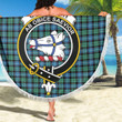 1sttheworld Blanket - Galbraith Ancient Clan Tartan Crest Tartan Beach Blanket A7 | 1sttheworld