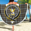 1sttheworld Blanket - Stewart Old Weathered Clan Tartan Crest Tartan Beach Blanket A7 | 1sttheworld