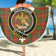 1sttheworld Blanket - Hay Ancient Clan Tartan Crest Tartan Beach Blanket A7 | 1sttheworld