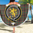 1sttheworld Blanket - Cumming Hunting Ancient Clan Tartan Crest Tartan Beach Blanket A7 | 1sttheworld