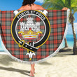 1sttheworld Blanket - MacLachlan Weathered Clan Tartan Crest Tartan Beach Blanket A7 | 1sttheworld