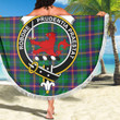 1sttheworld Blanket - Young Modern Clan Tartan Crest Tartan Beach Blanket A7 | 1sttheworld