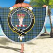1sttheworld Blanket - Robertson Hunting Ancient Clan Tartan Crest Tartan Beach Blanket A7 | 1sttheworld