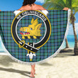1sttheworld Blanket - Campbell of Cawdor Ancient Clan Tartan Crest Tartan Beach Blanket A7 | 1sttheworld