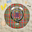 1sttheworld Blanket - Ogilvie Clan Tartan Crest Tartan Beach Blanket A7 | 1sttheworld