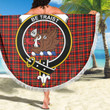 1sttheworld Blanket - Innes Modern Clan Tartan Crest Tartan Beach Blanket A7 | 1sttheworld